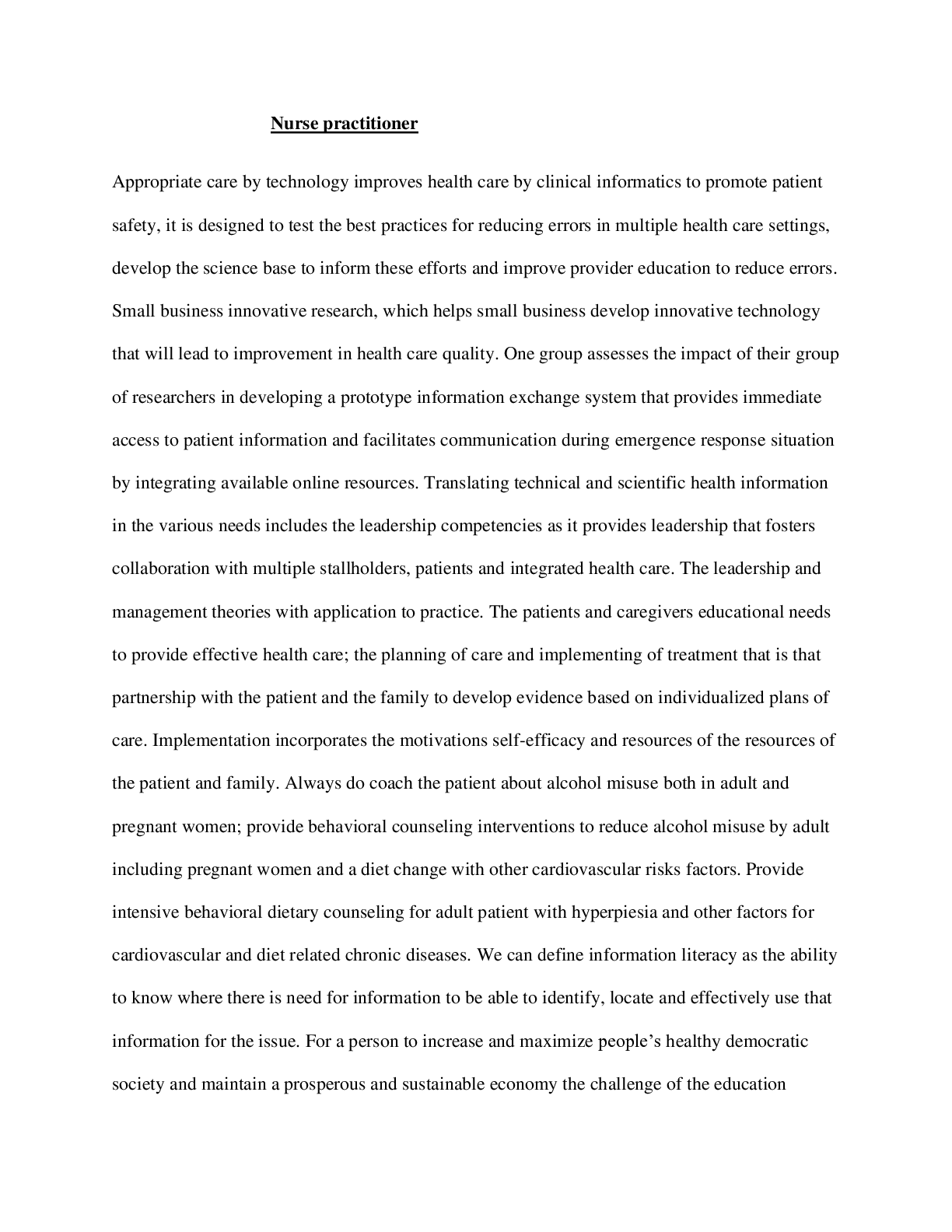 Preview image of Nurse Practitioner Study Guide document